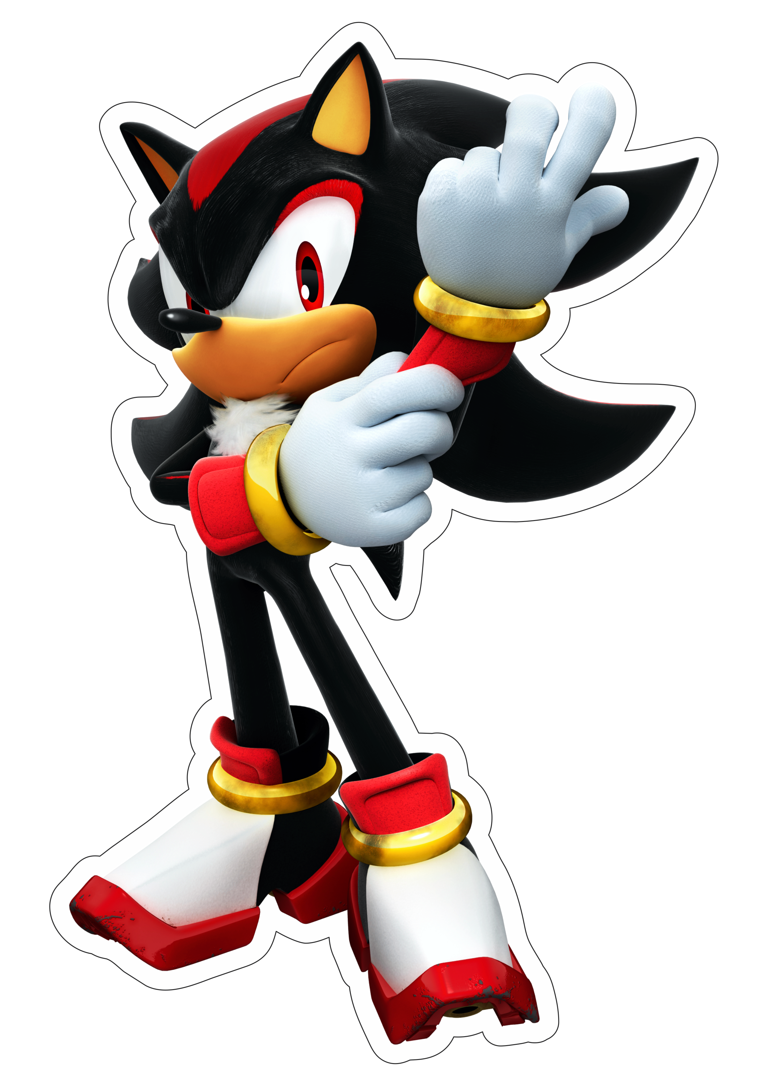 Shadow Sonic the hedgehog png